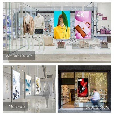 양면 천장 장착 광고 플레이어