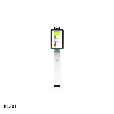 23.6인치 커브드 스크린 체크인 키오스크